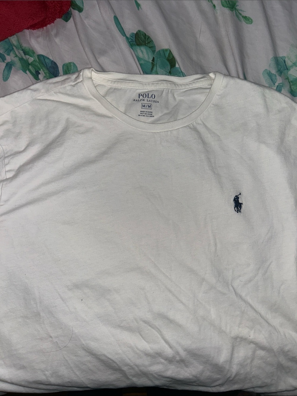 Polo by Ralph Lauren White Crewneck long sleeve sz medium